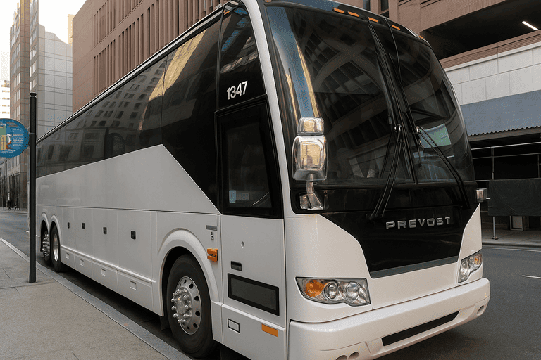 a Lynwood Coach Bus Service coach bus