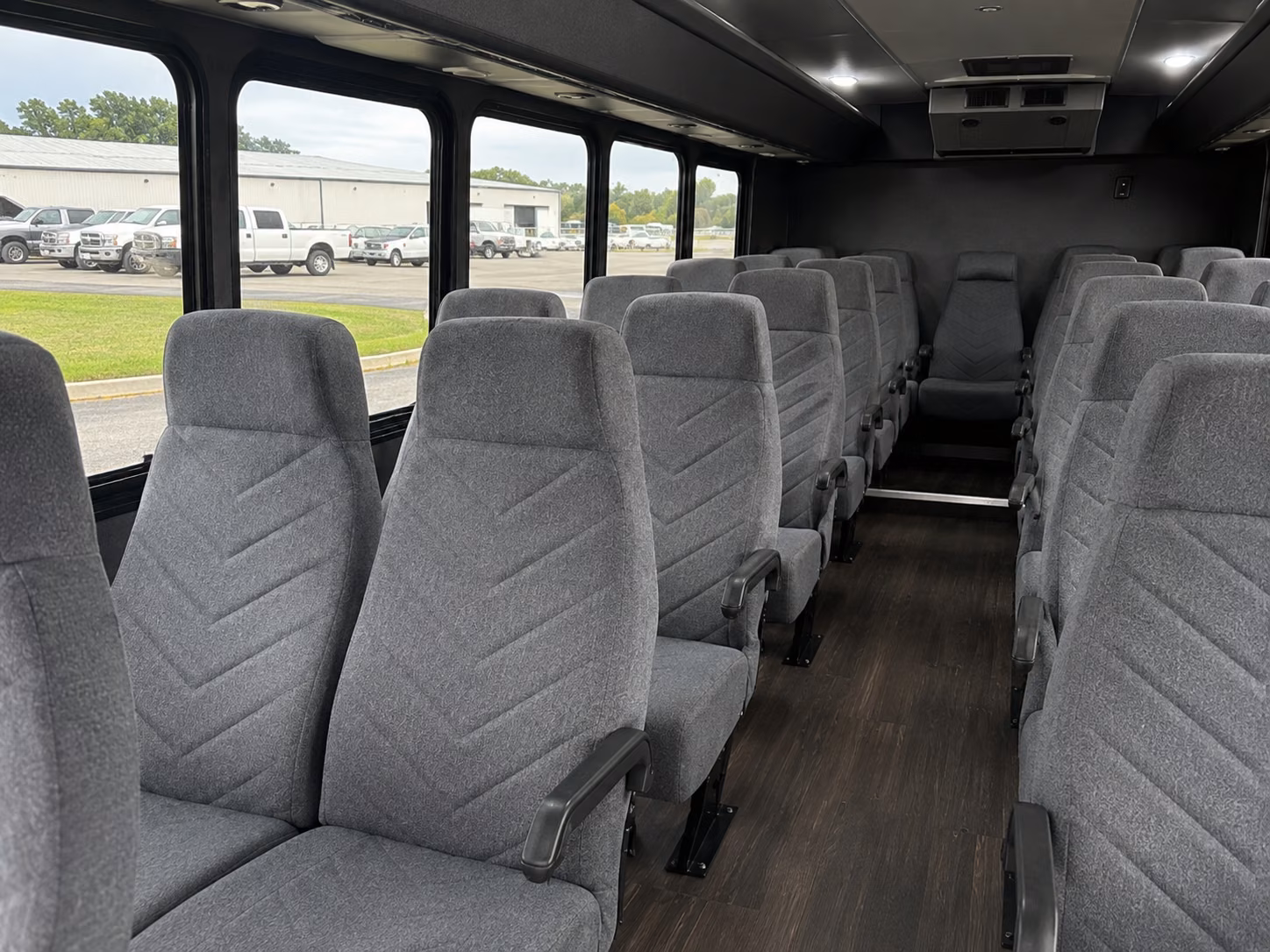 lynwood 18 passenger minibus inside