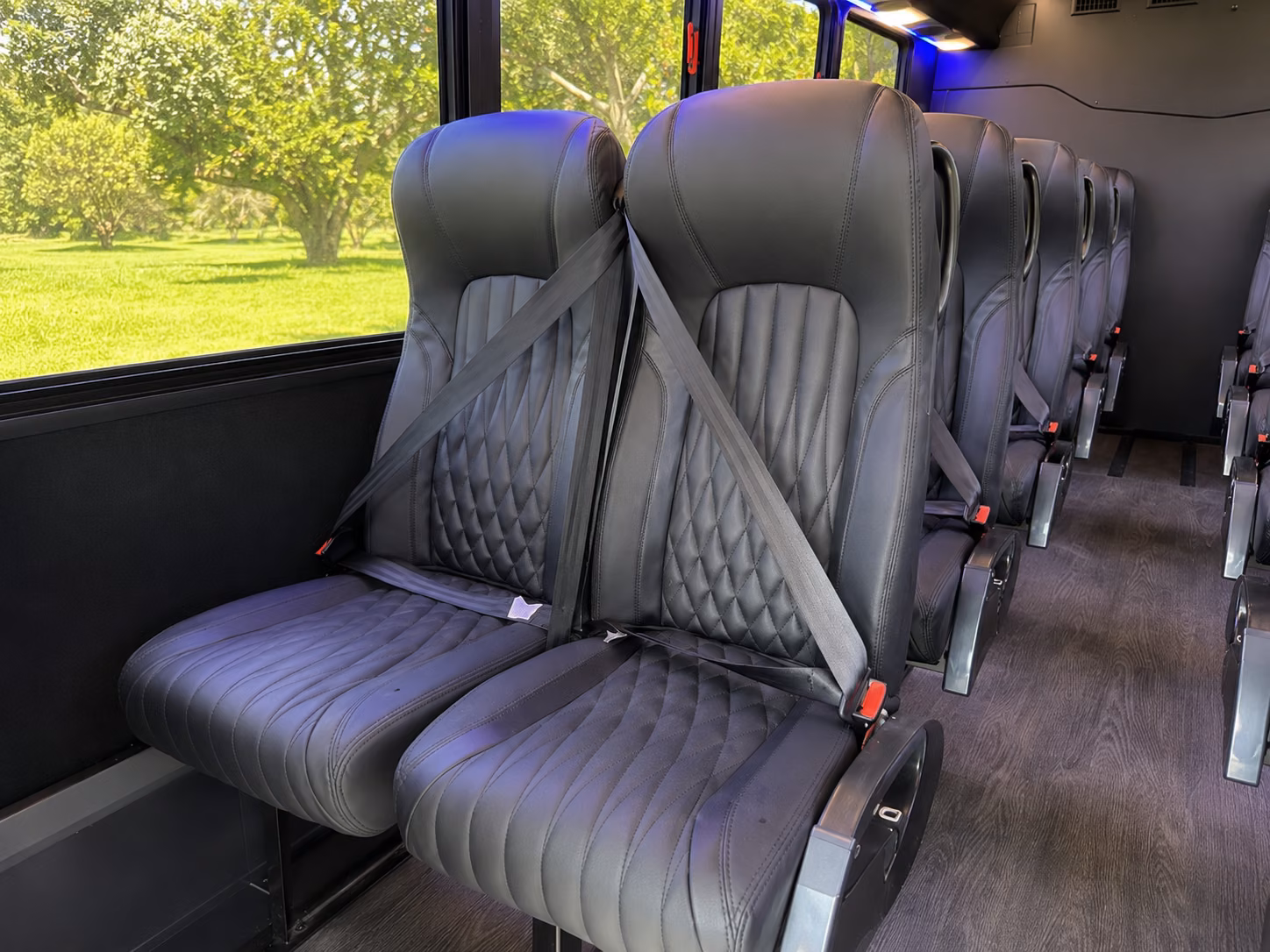 lynwood 20 passenger minibus interior