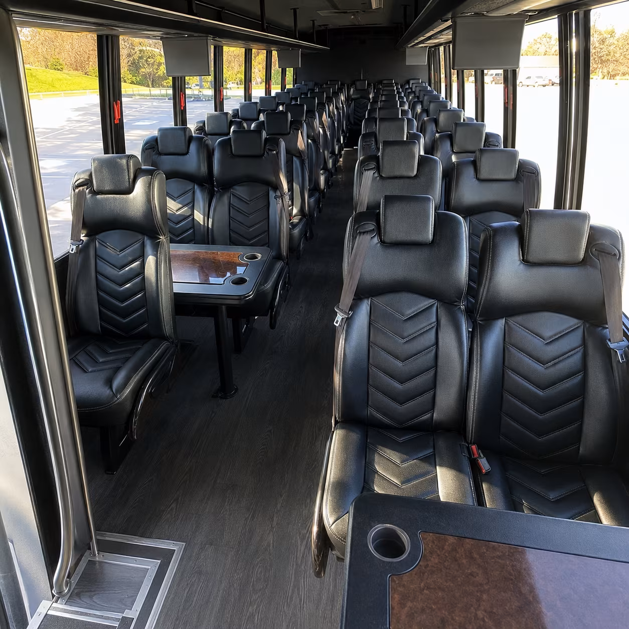 lynwood 25 passenger minibus interior