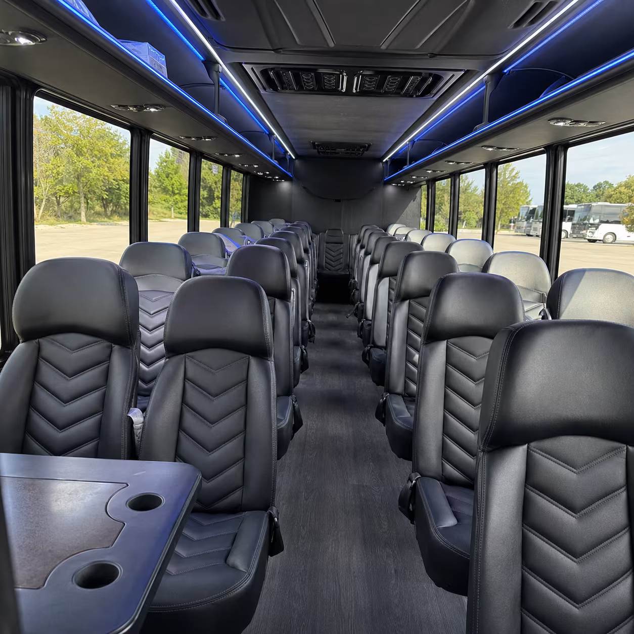 lynwood 30 passenger minibus interior