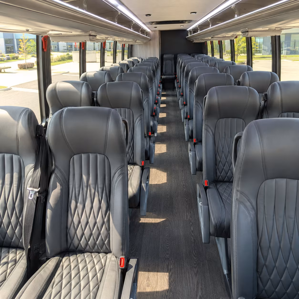 lynwood 35 passenger minibus inside