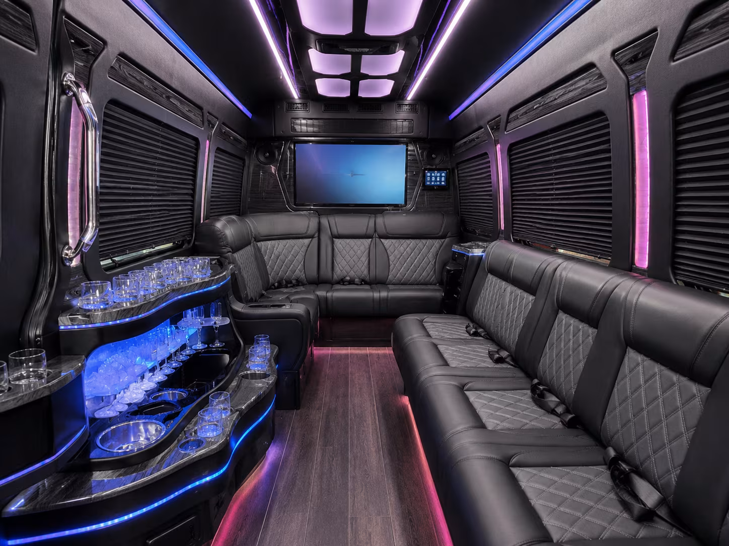 lynwood sprinter limousine inside