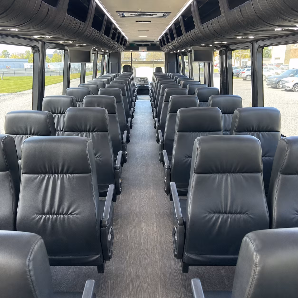 lynwood wine tour brewery transportation onboard seating
